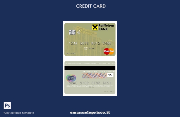 stile verificato Serbia Raiffeisen banka a.d. Modello Mastercard di Belgrado
